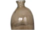 29" Brown Recycled Glass Spanish Organic Bottle Vase - Detail