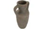 15" Brown Distressed Ceramic Amphora Vase - Material