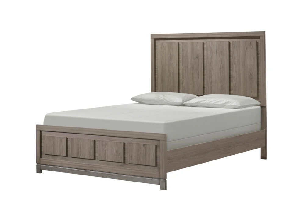Hendricks Grey Queen Panel Bed