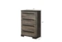 Reby Grey 4-Drawer Chest - Detail