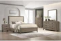 Milsie Grey Full Upholstered Panel Bed - Room