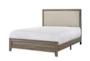Milsie Grey Full Upholstered Panel Bed - Signature