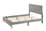 Hope Light Grey Full Platform Bed - Slats