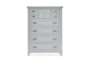 Catherine Grey 5-Drawer Chest - Front
