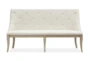 Harly Upholstered Tufted 68" Dining Bench With Back - Front