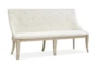 Harly Upholstered Tufted 68" Dining Bench With Back - Signature