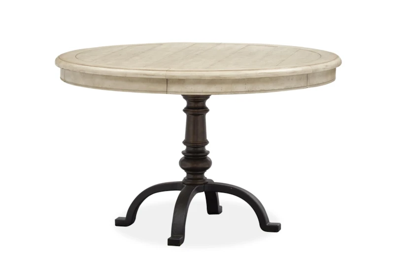 Harly 48" Farmhouse Round Dining Table - 360
