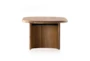 Libby Light Brown Oval Coffee Table - Side