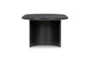 Libby Black Oval Coffee Table - Side
