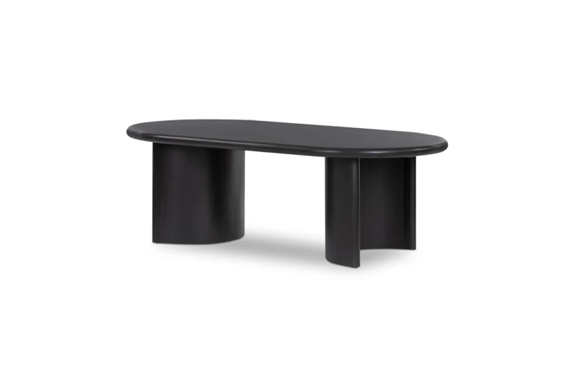 Libby Black Oval Coffee Table - 360