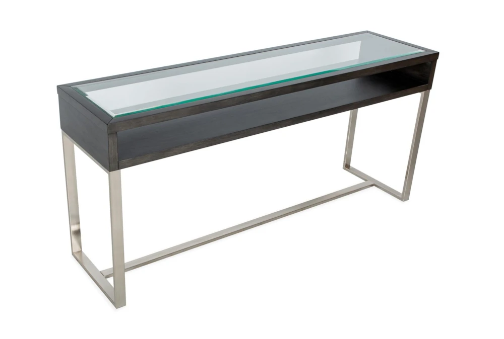Claire Glass Console Table