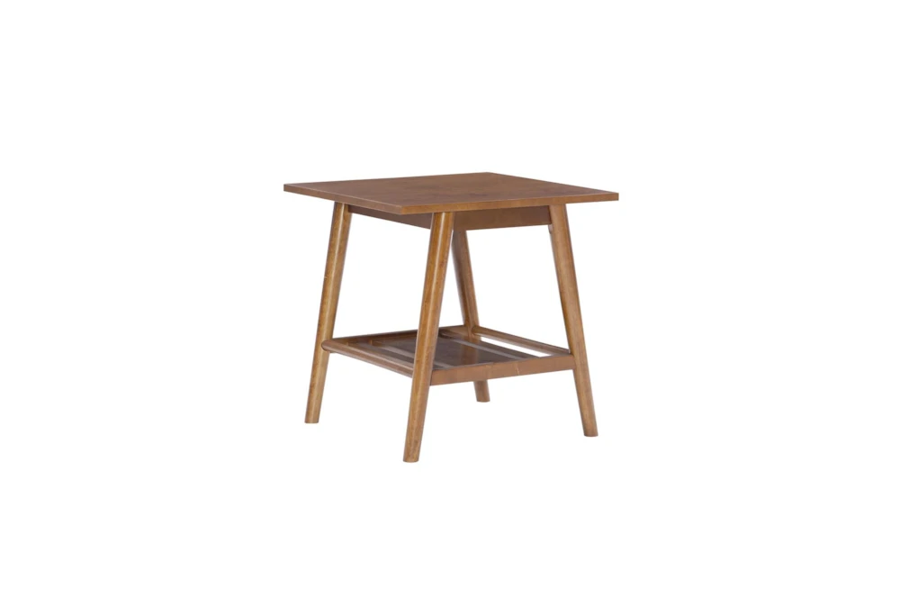 Closse Brown End Table With Storage