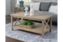 Dowler Natural Coffee Table With Storage - Room