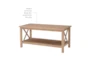 Dowler Natural Coffee Table With Storage - Signature