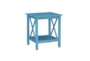 Dowler Teal End Table With Storage - Signature