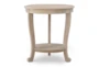 Malden Natural Side Table With Storage - Front
