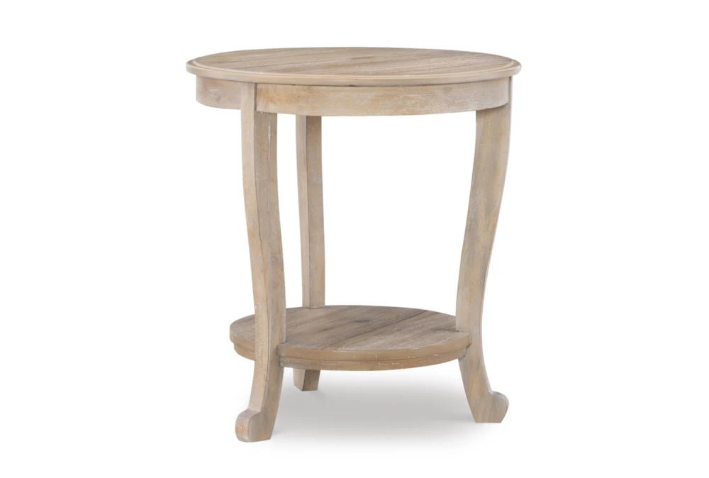 Malden Natural Side Table With Storage
