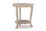 Malden Natural Side Table With Storage - Signature