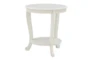 Malden White Side Table With Storage - Side