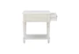 Pinson Wite Side Table With Storage - Side