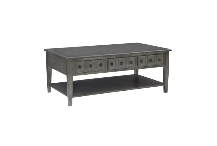 Selwyn Gray Coffee Table With Storage - 360
