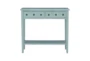 Selwyn Teal Small Console Table  - Front
