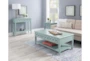 Selwyn Teal Small Console Table  - Room