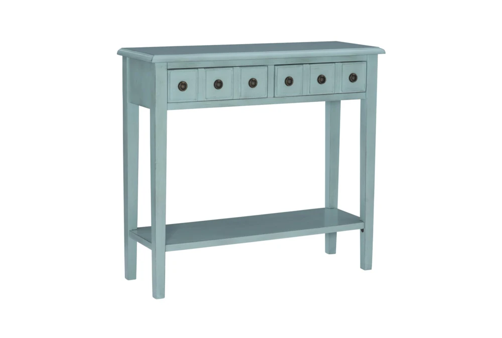Selwyn Teal Small Console Table 