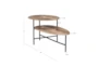 Clelland Natural Black Two Tiered Coffee Table - Detail
