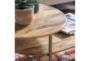 Clelland Natural Gold Two Tiered Coffee Table - Detail