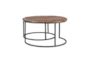 Willand Nesting Coffee Tables Brown - Back