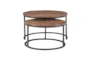 Willand Nesting Coffee Tables Brown - Side