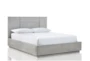 Damian Grey King Wood Panel Bed - Front
