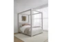 Rylan Full Upholstered Platform Canopy Bed - Room