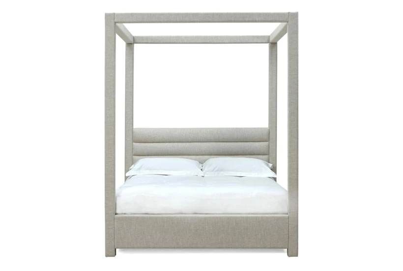 Rylan Full Upholstered Platform Canopy Bed - 360