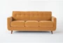 Allie Buttercup 79" Queen Sleeper Sofa with Memory Foam Mattress - Signature