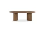 Libby Brown Oval Coffee Table - Front