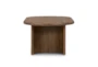Libby Brown Oval Coffee Table - Side