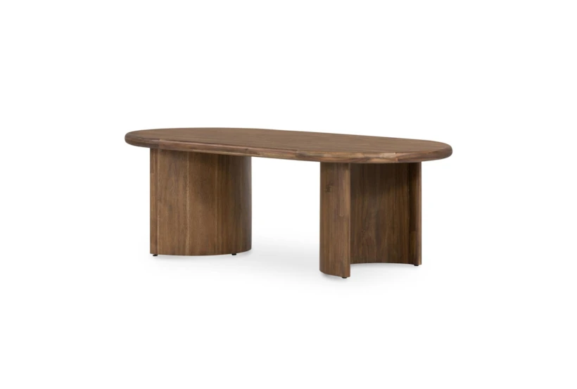 Libby Brown Oval Coffee Table - 360