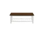 Vera Two Tone Coffee Table With Storage - Front