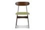 Kenji 52" Dining W/ Green Chairs Set For 4 - Front