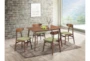 Kenji 52" Dining W/ Green Chairs Set For 4 - Room