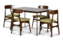 Kenji 52" Dining W/ Green Chairs Set For 4 - Signature