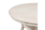 Tamy 47" Distressed White Round Dining Set For 4 - Detail
