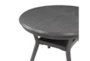 Tamy 47" Gray Round Dining Set For 4 - Detail