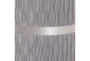 17" Light Grey Velvet Bench With Chrome - Detail