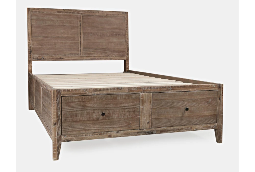 Merritt Full Wood Storage Bed
