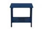 Blue Outdoor Adirondack End Table - Front