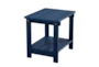 Blue Outdoor Adirondack End Table - Side