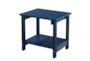 Blue Outdoor Adirondack End Table - Side